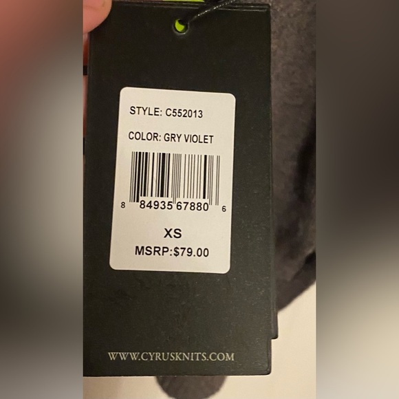 Cyrus Knit Sweater, XS - Picture 5 of 6